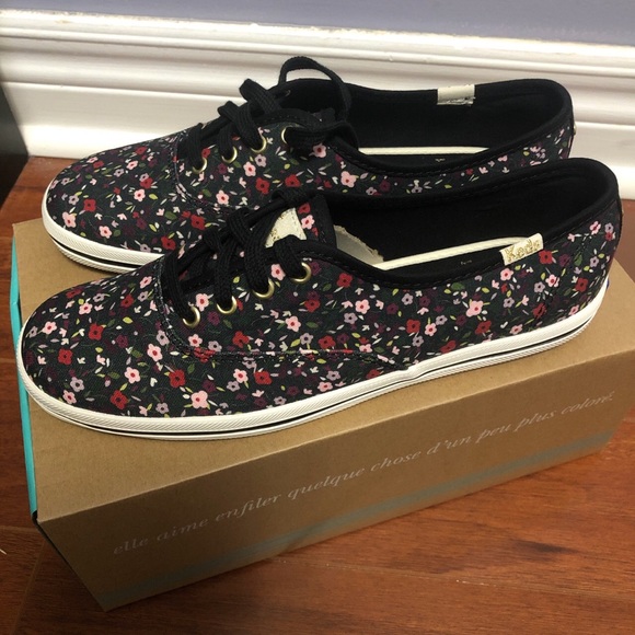 BNIB Keds x Kate Spade Floral Print Canvas Sneaker - Picture 3 of 6